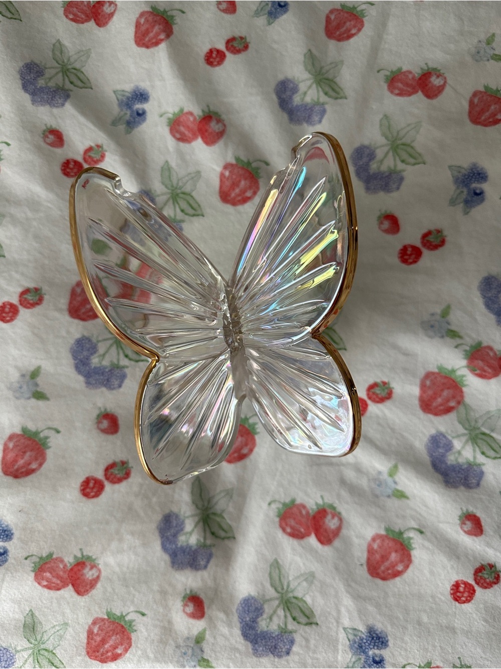 Bath & Body Works Iridescent Glass Butterfly 3-Wick
Candle Holder